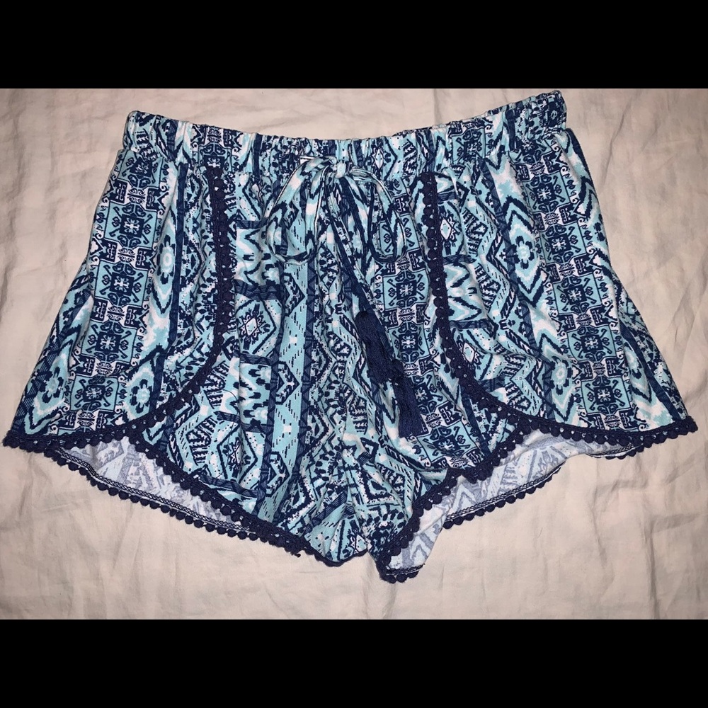 Patterned Soft Shorts
